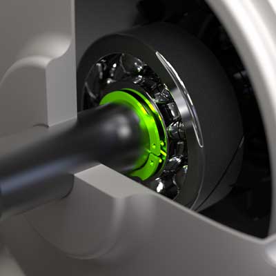 Rotor Clip Balanced Circlip in an EV application