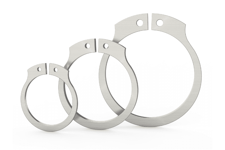 Balanced high-speed retaining ring engineered for high RPM rotating assemblies