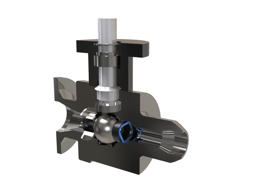 Ball valve application with nested wave spring