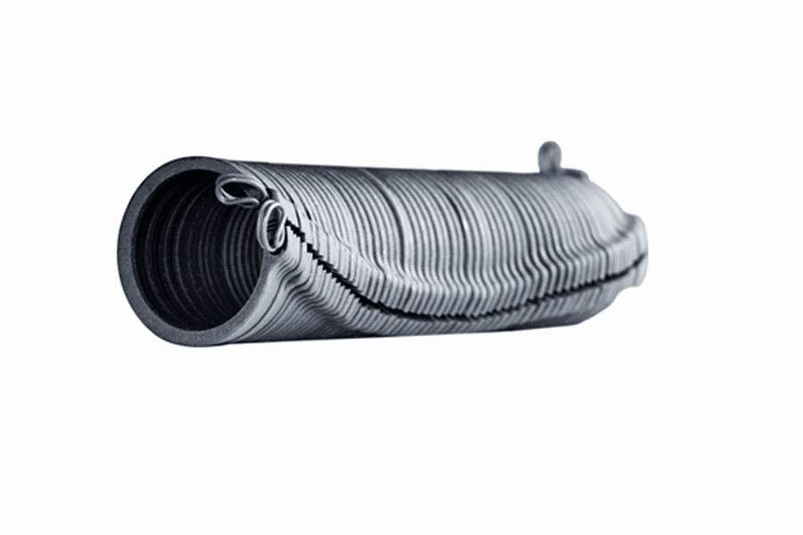Retaining rings on wire packaging