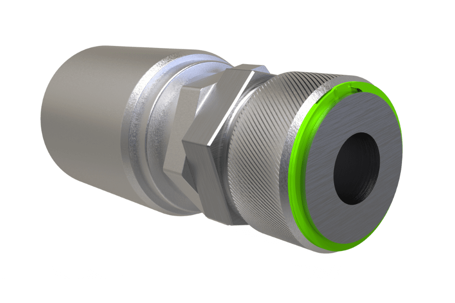 rotor clip spiral ring in quick connector application