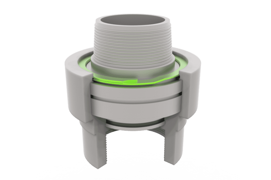 spiral ring on rotary union application