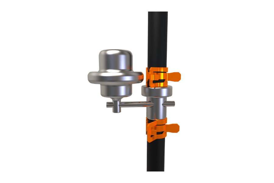 flow control valve with ctb hose clamps