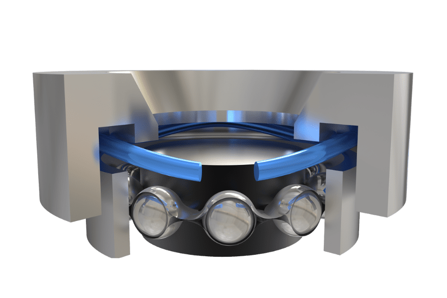 round wire wave spring in bearing preload