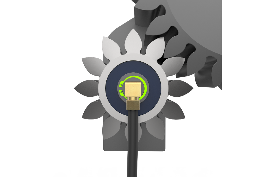 Wind Turbine gear drive application with circlip
